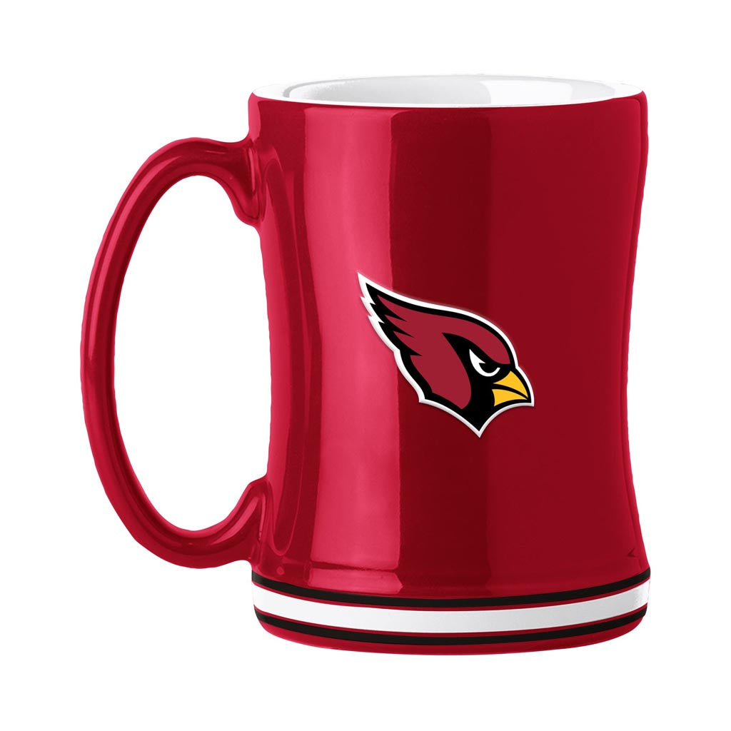 NFL Arizona Cardinals Logo Brands Relief Mug - Red
