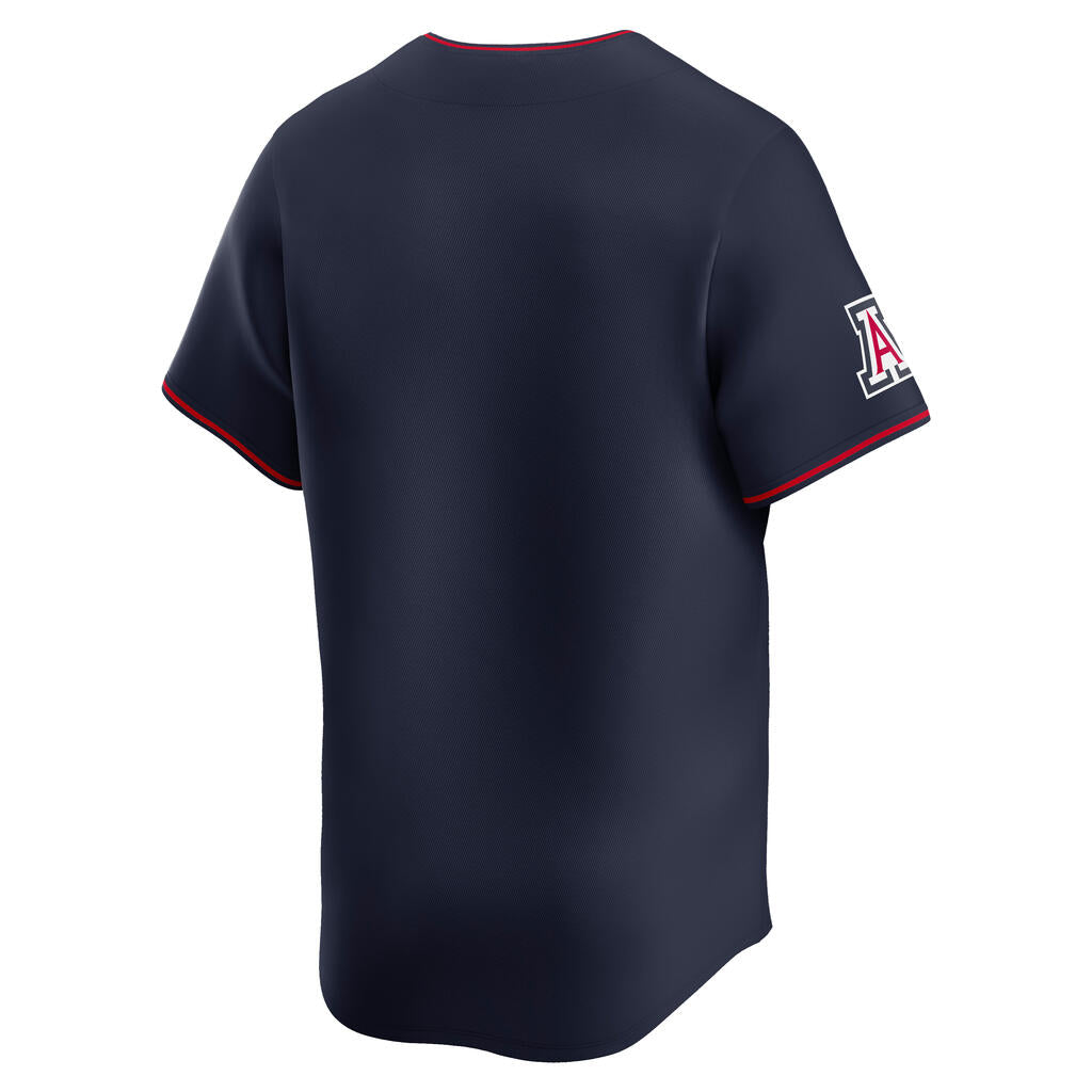 NCAA Arizona Wildcats Nike 2025 Limited Road Baseball Jersey - Navy
