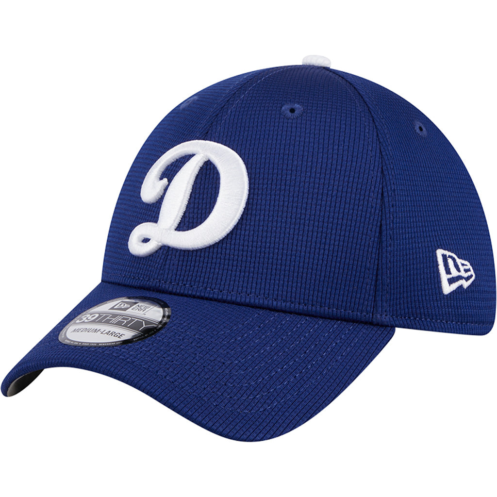 MLB Los Angeles Dodgers New Era 2025 Batting Practice 39THIRTY Flex Fit Hat - Blue