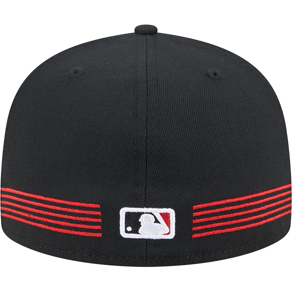 MLB Cincinnati Reds New Era City Connect Alternate 59FIFTY Fitted Hat - Black