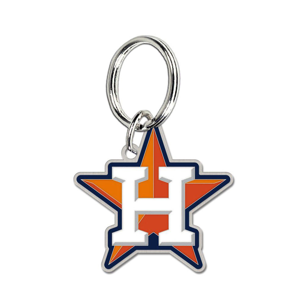 MLB Houston Astros WinCraft Cloisonne Logo Keychain - Orange