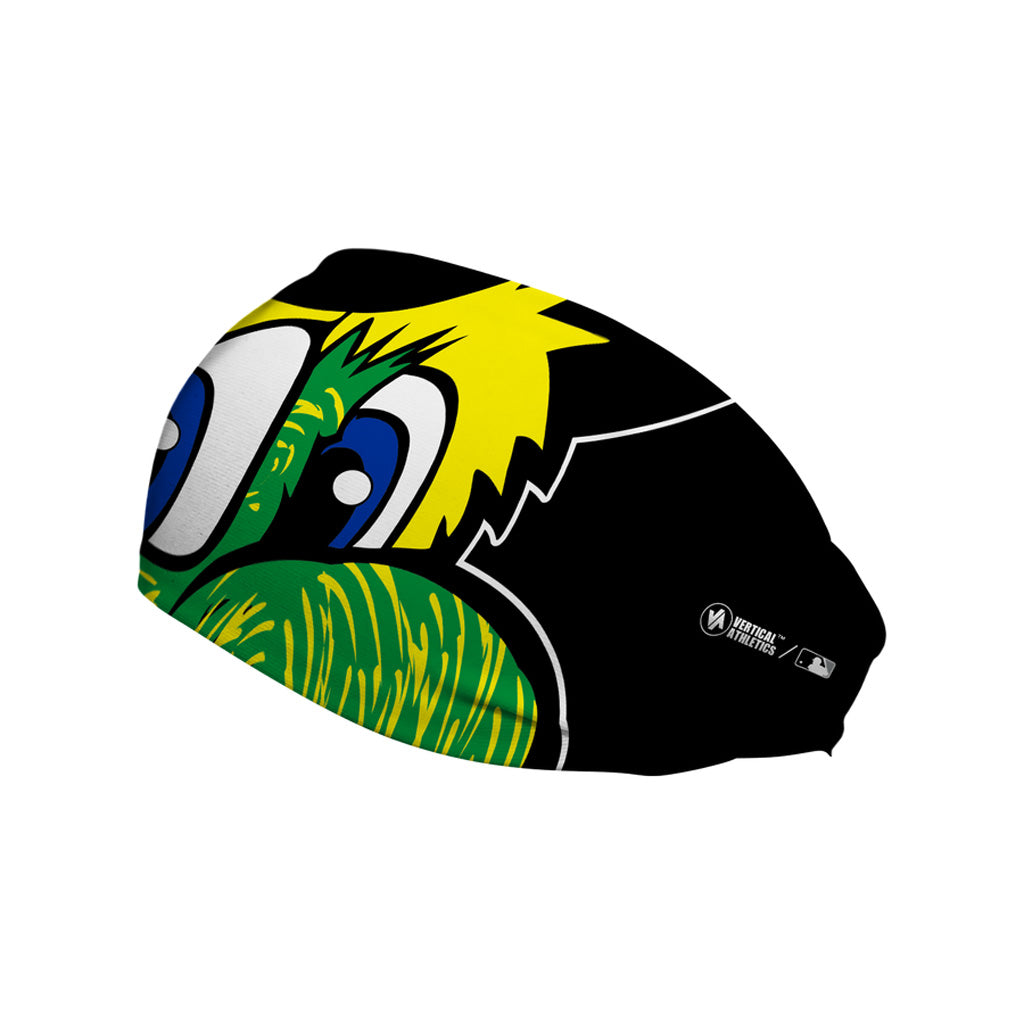 MLB Chicago White Sox Vertical Athletics Mascot Stare Headband - Black