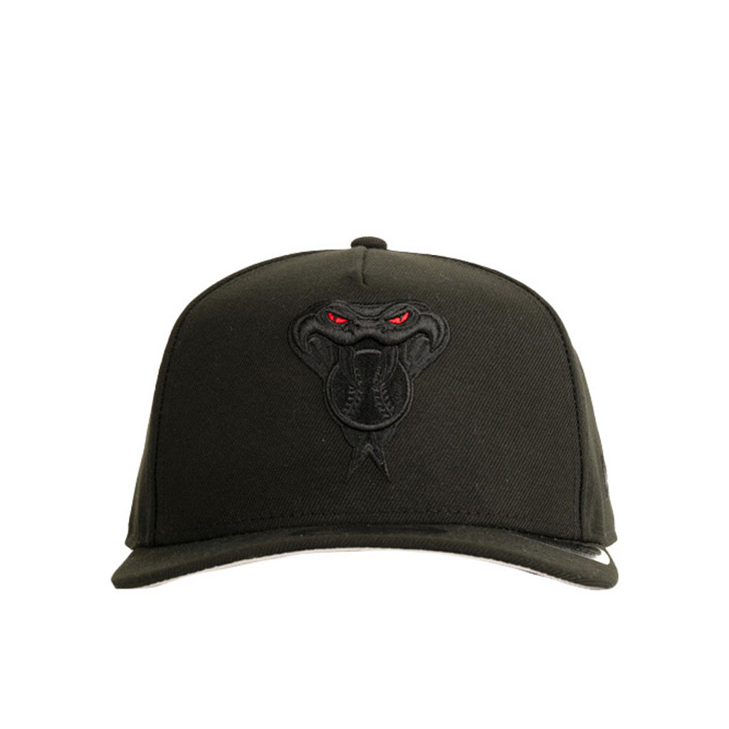 MLB Arizona Diamondbacks New Era Snakehead Red Eye 9FIFTY A-Frame Snapback Hat - Black