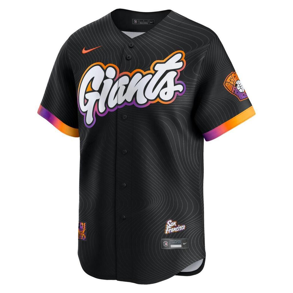 MLB San Francisco Giants Nike 2025 City Connect Limited Jersey - Black