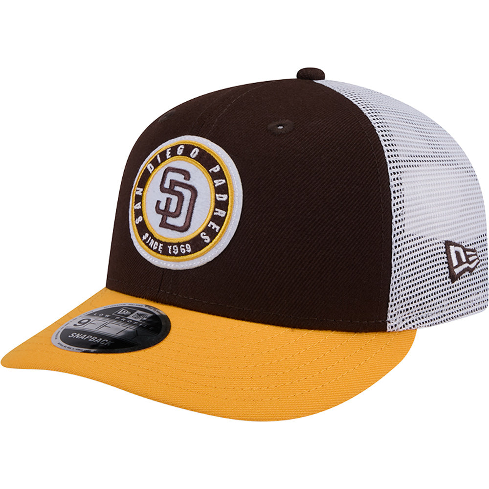 MLB San Diego Padres New Era Cooperstown Patch Low-Profile 9FIFTY Trucker