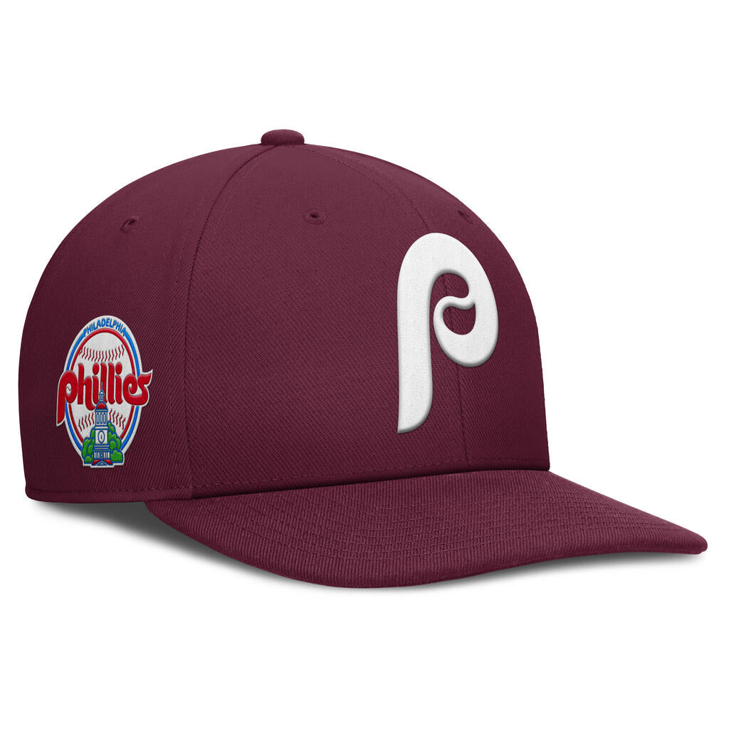 MLB Philadelphia Phillies Nike Coopertsown Dri-Fit Snapback Hat - Maroon
