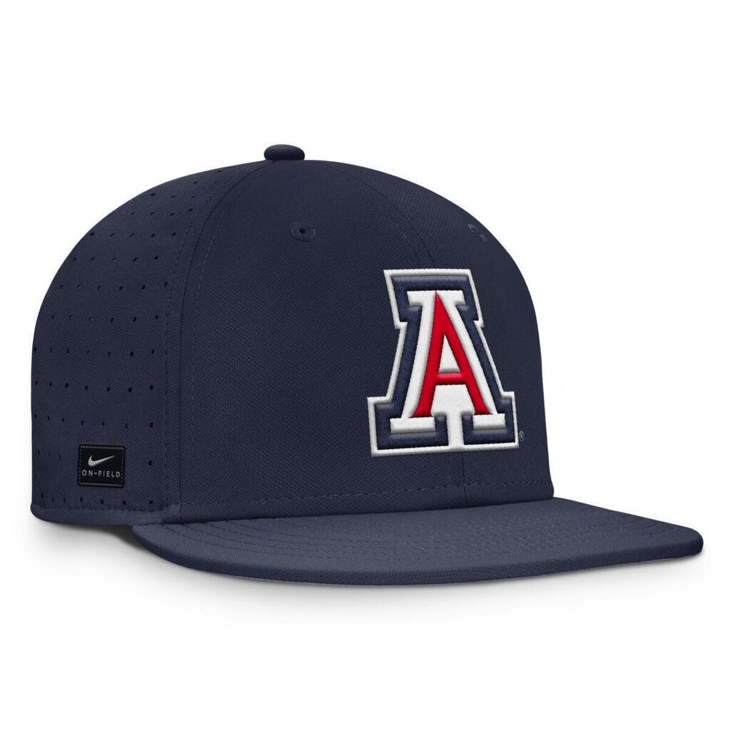 NCAA Arizona Wildcats Nike Primary Logo Aerobill Fitted Hat - Navy