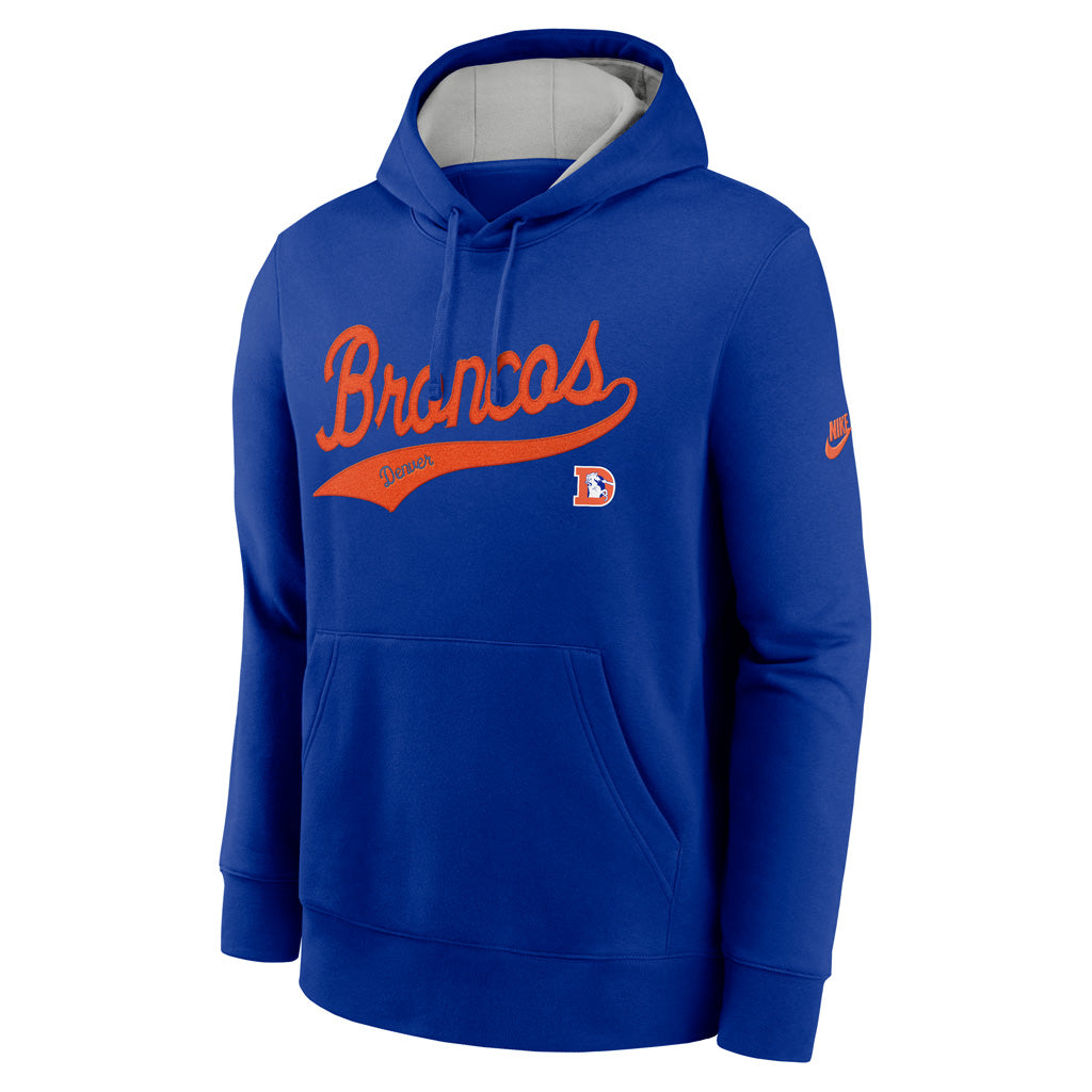NFL Denver Broncos Nike Rewind Club Pullover Hoodie