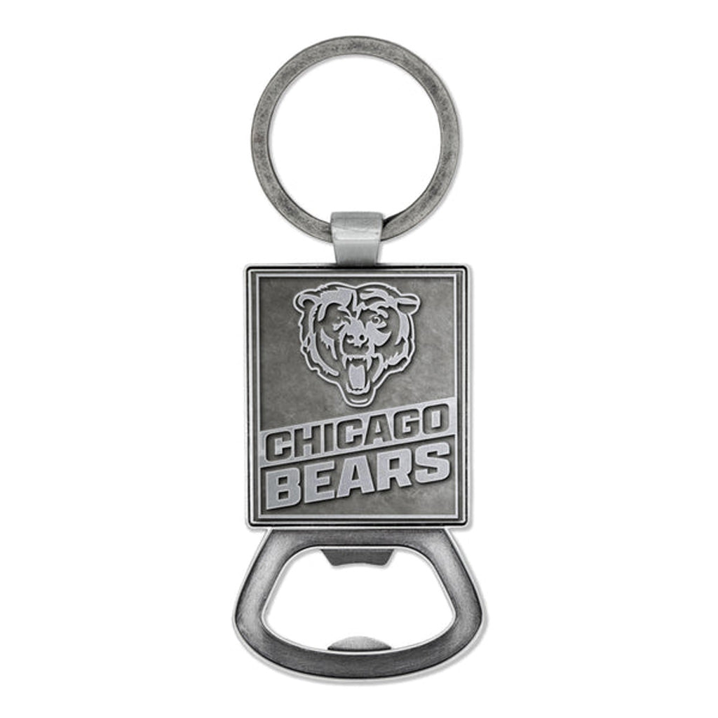 NFL Chicago Bears Rico Pewter Bottle Opener Keychain - Gray
