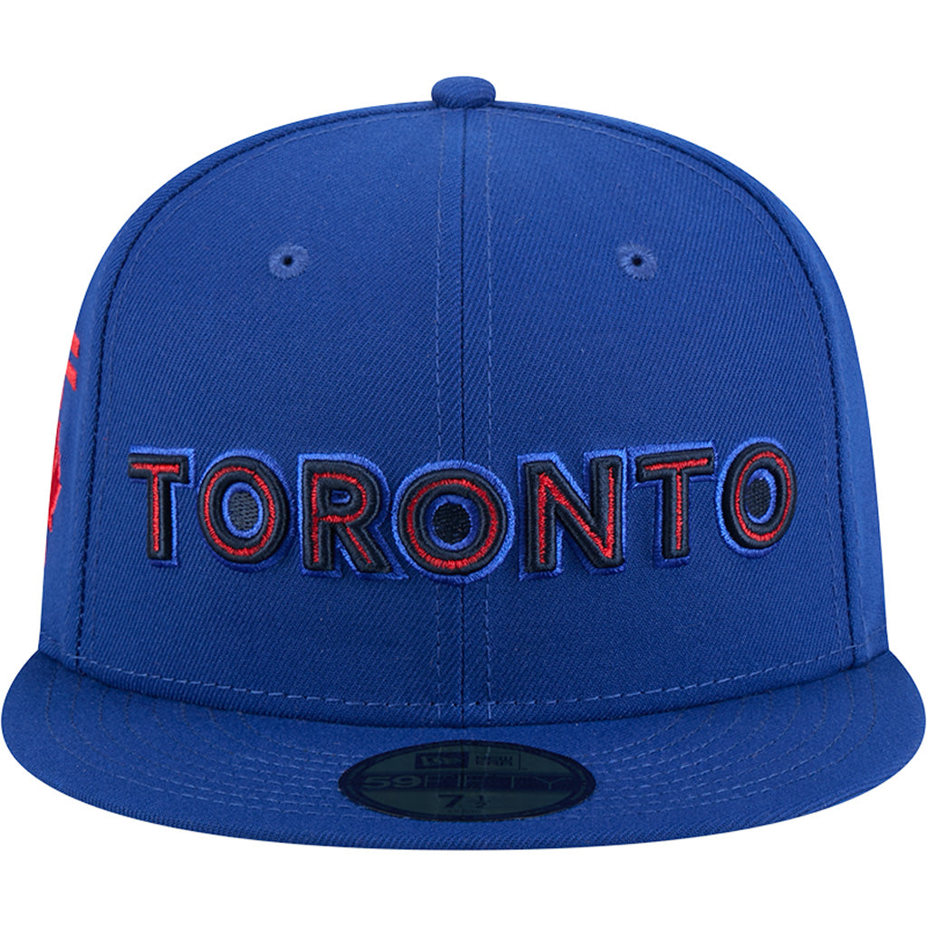 MLB Toronto Blue Jays New Era City Connect Fan Pack 59FIFTY Fitted Hat - Blue