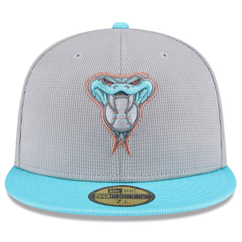 MLB Arizona Diamondbacks New Era 2025 Graphite Batting Practice 59FIFTY Fitted Hat - Graphite
