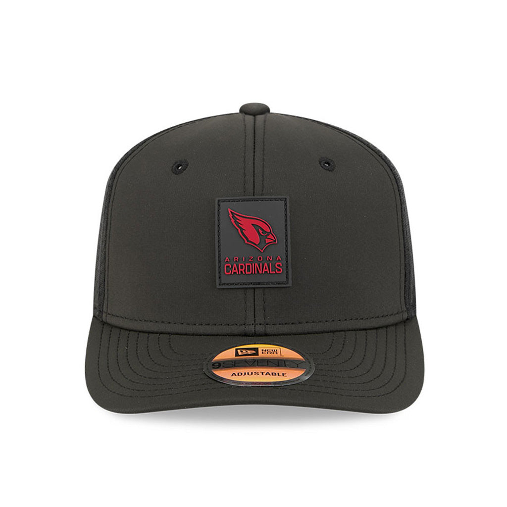 NFL Arizona Cardinals New Era 2025 Sideline 9SEVENTY Stretch-Snapback Hat - Black