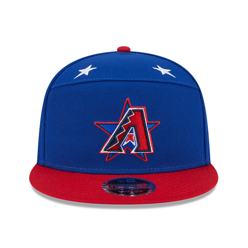 MLB Arizona Diamondbacks New Era 2025 All Star Game Workout 9FIFTY Split Panel Snapback Hat - Blue