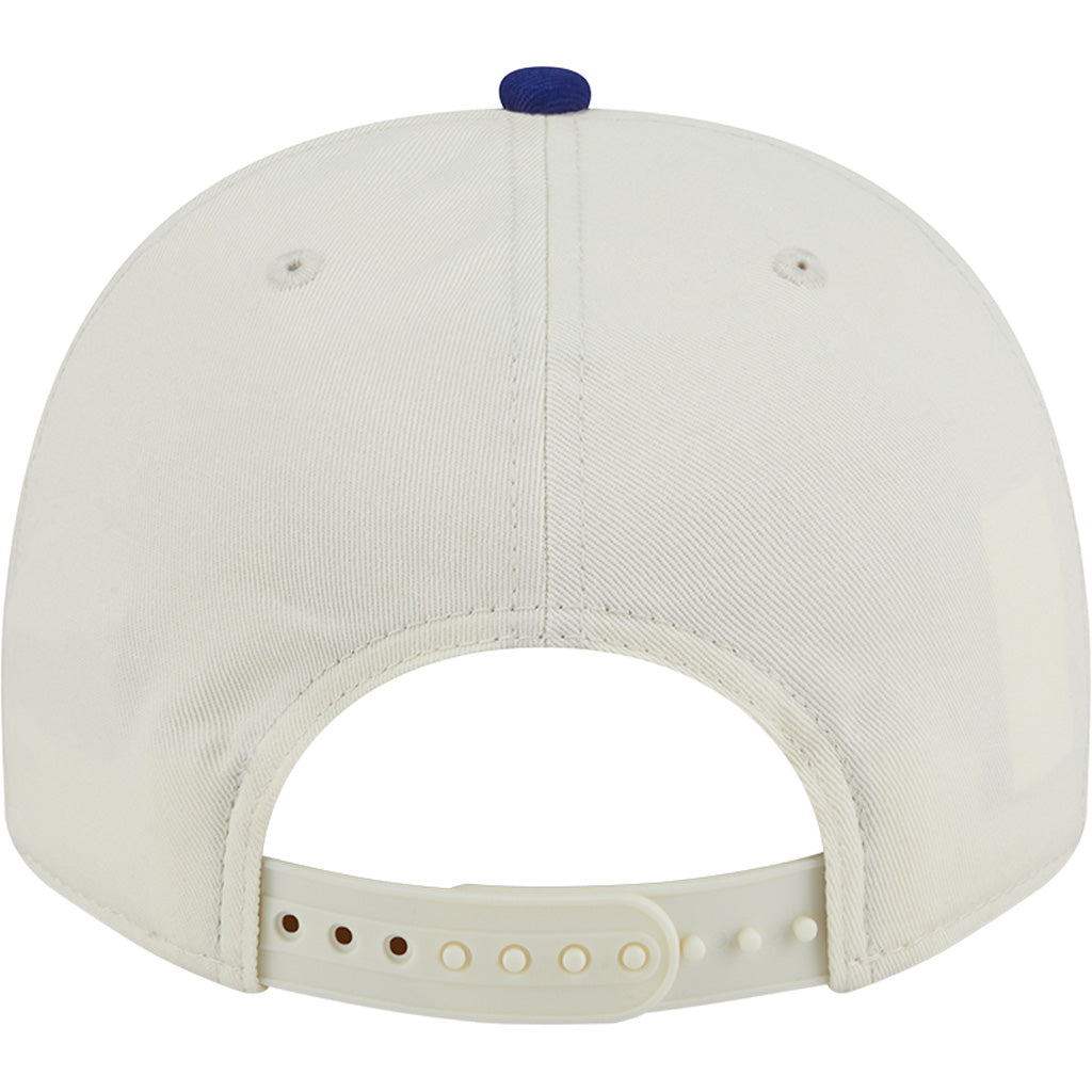 MLB Los Angeles Dodgers New Era Chainstitch Two-Tone 9FIFTY A-Frame Snapback Hat - Cream