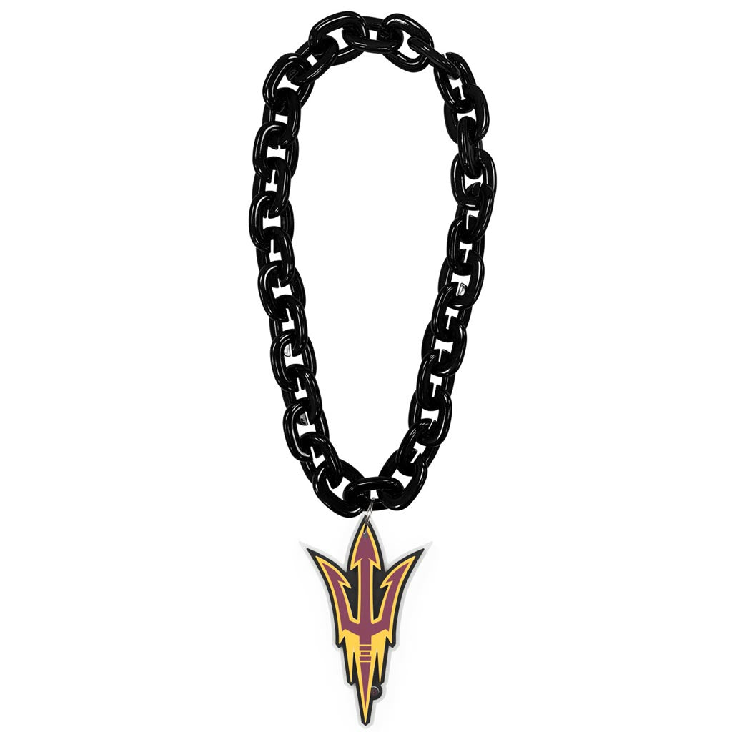 NCAA Arizona State Sun Devils Aminco Fork Fan Chain - Black