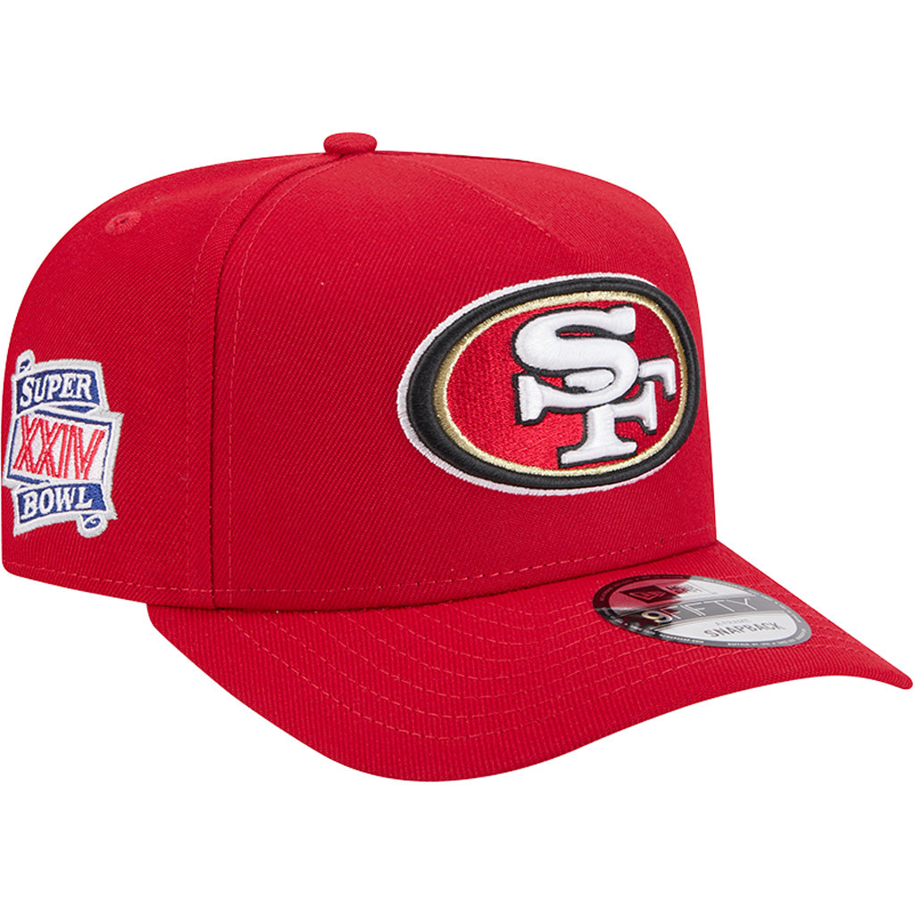 NFL San Francisco 49ers New Era OTC 9FIFTY A-Frame Hat - Red