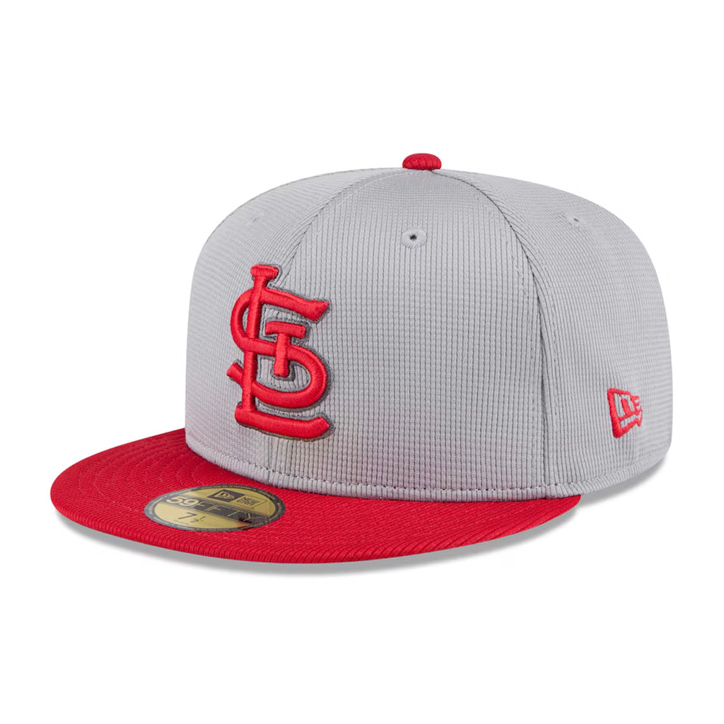 MLB St. Louis Cardinals New Era 2025 Graphite Batting Practice 59FIFTY Fitted Hat - Graphite