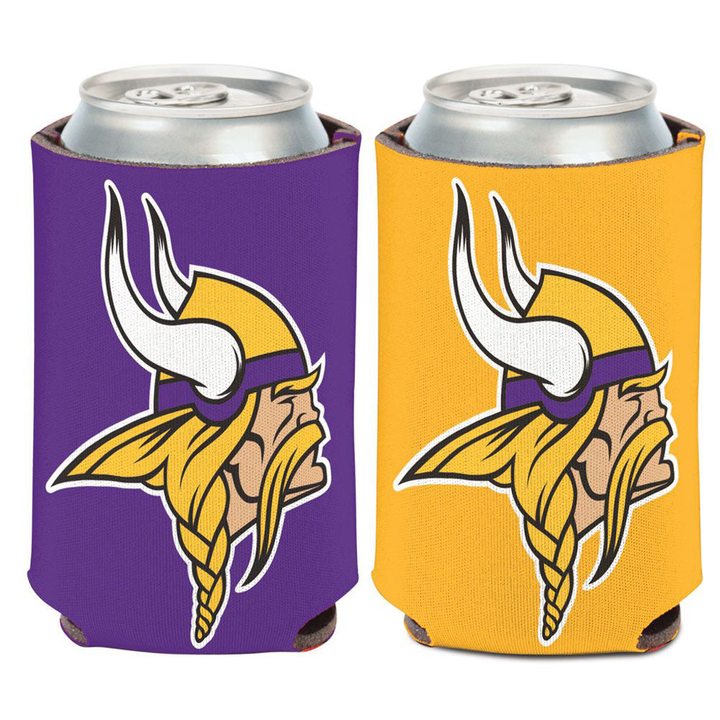 NFL Minnesota Vikings WinCraft 12oz Logo Can Cooler - Purple/Yellow