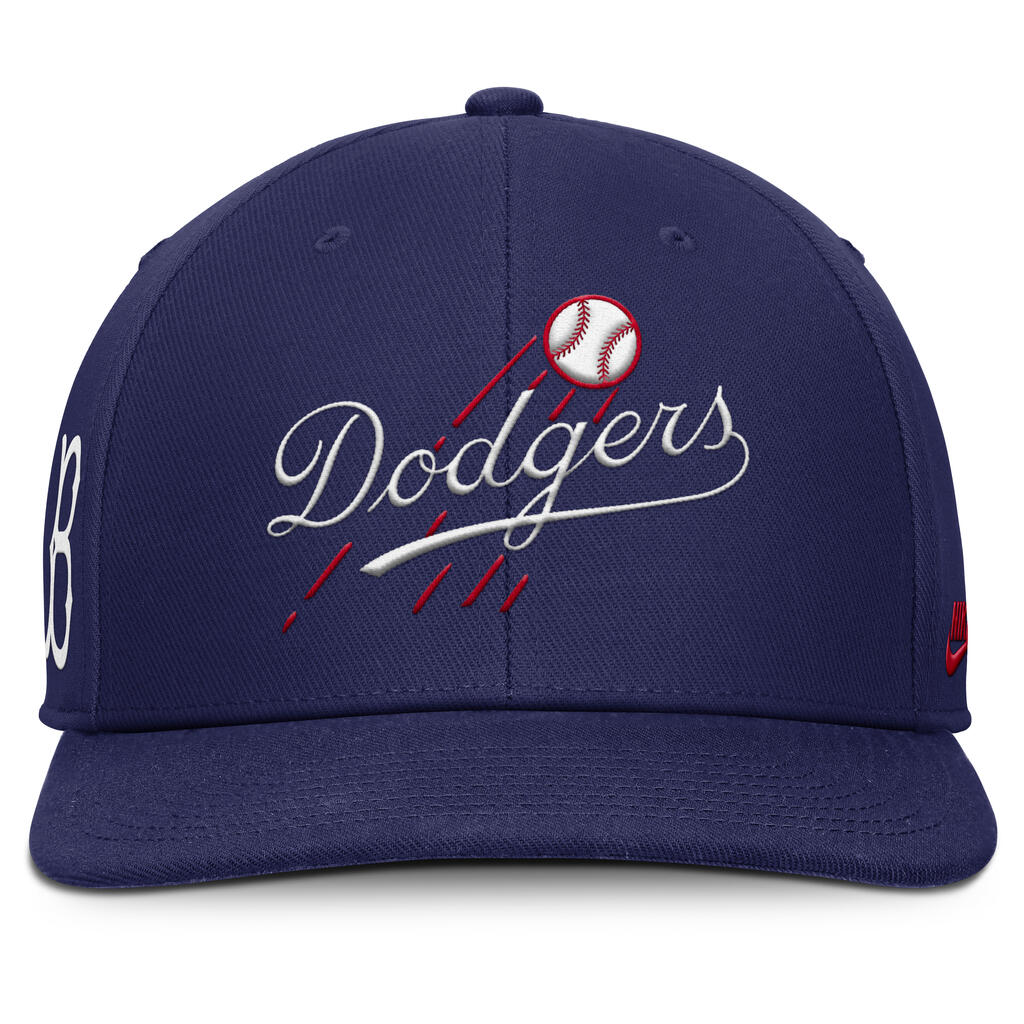 MLB Los Angeles Dodgers Nike Coopertsown Dri-Fit Snapback Hat - Blue