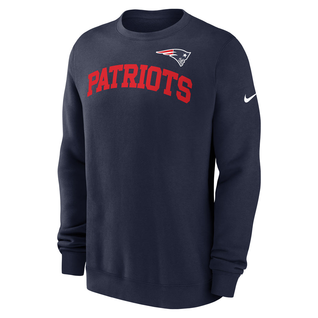 NFL New England Patriots Nike Club Pullover Crew