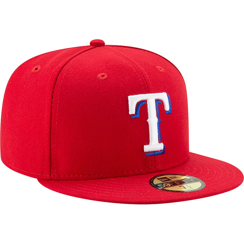 MLB Texas Rangers New Era Alternate Authentic Collection 59FIFTY Fitted Hat -Red
