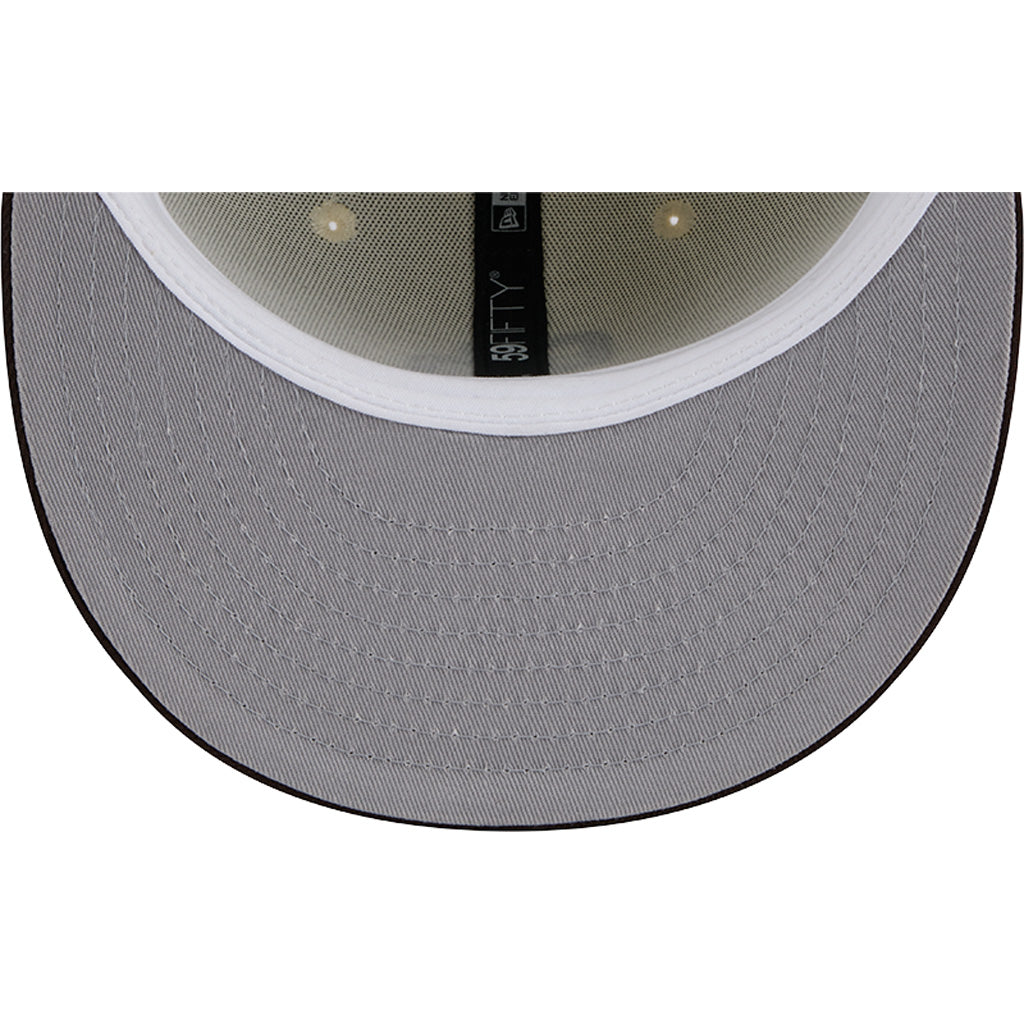 MLB San Diego Padres New Era Two-Tone Chrome OTC 59FIFTY Fitted Hat - Chrome