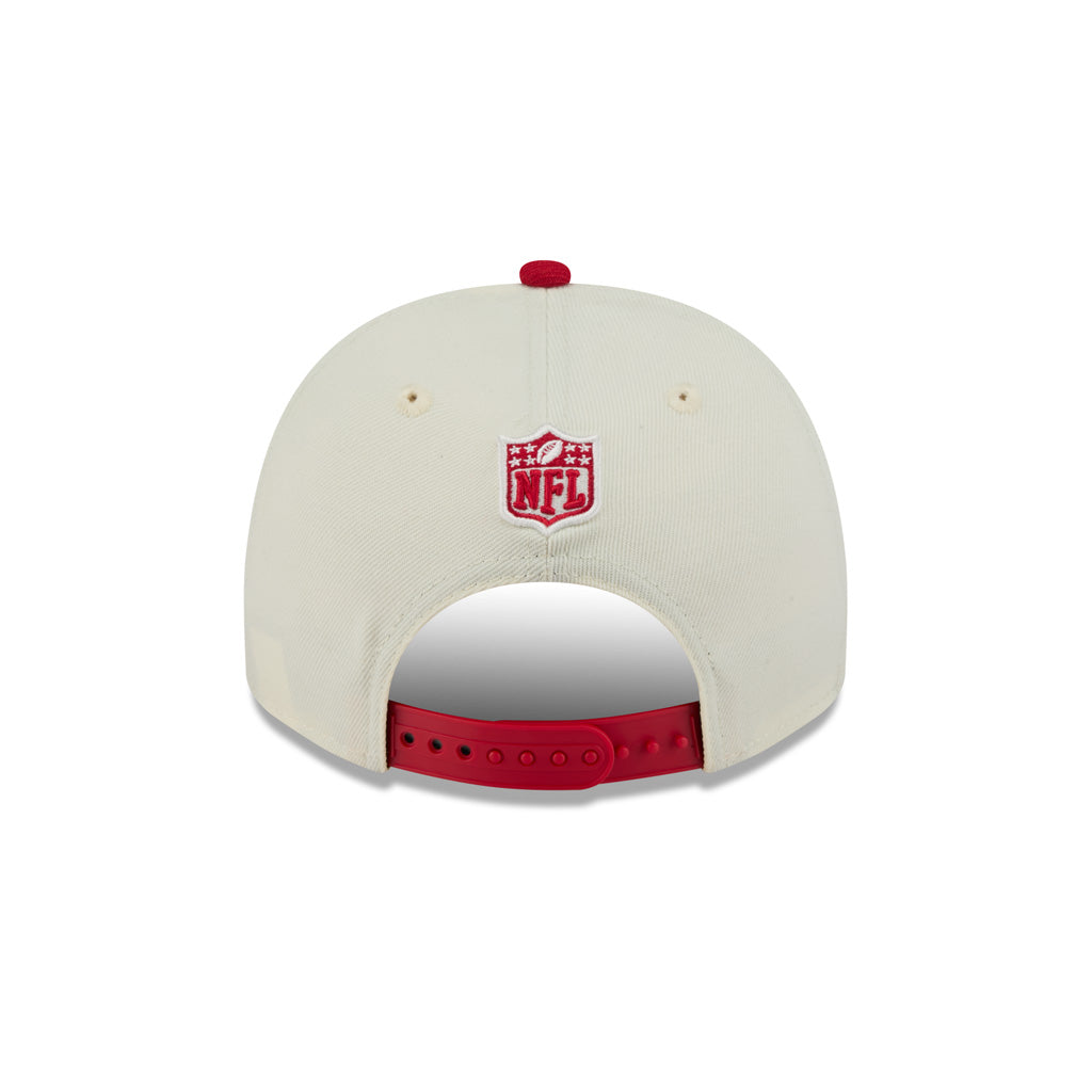 NFL San Francisco 49ers New Era 2025 Draft 9FIFTY A-Frame Hat - Chrome