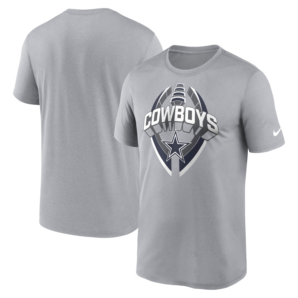 NFL Dallas Cowboys Nike 2025 Legend Icon T-Shirt - Gray
