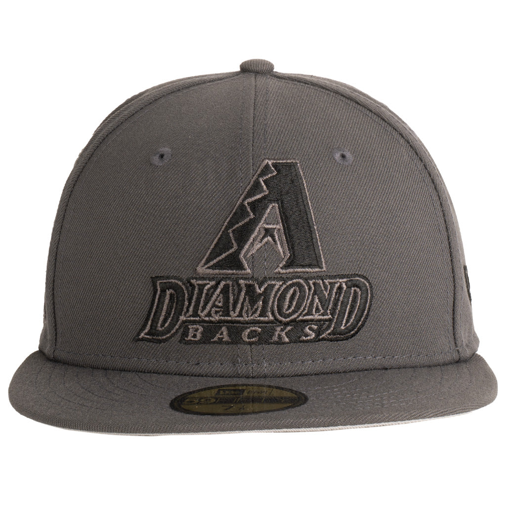 MLB Arizona Diamondbacks New Era Cooperstown Tonal Graphite 59FIFTY Fitted Hat - Graphite