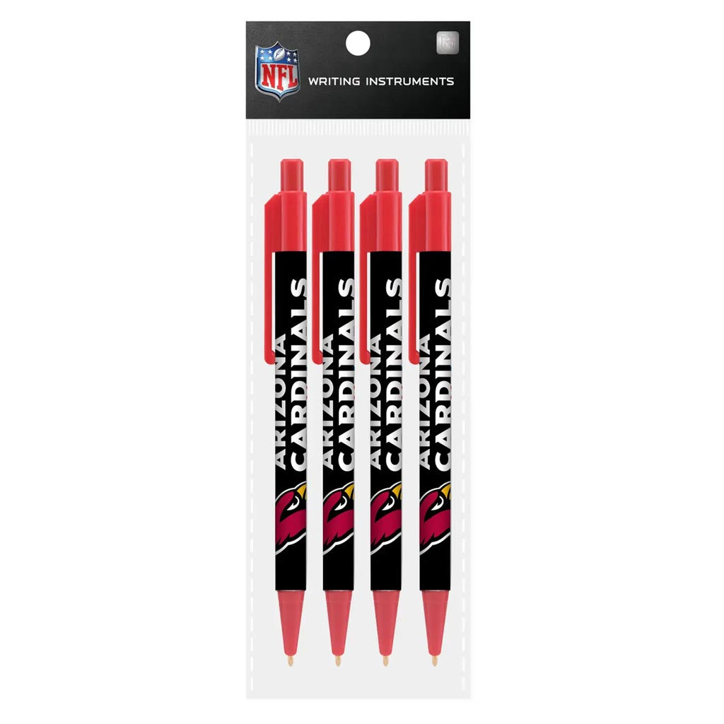 NFL Arizona Cardinals Mojo 4-Pack Retractable Pens