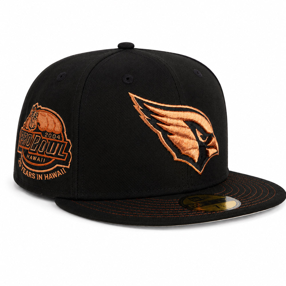 NFL Arizona Cardinals New Era Copper Mine 59FIFTY Fitted Hat - Black