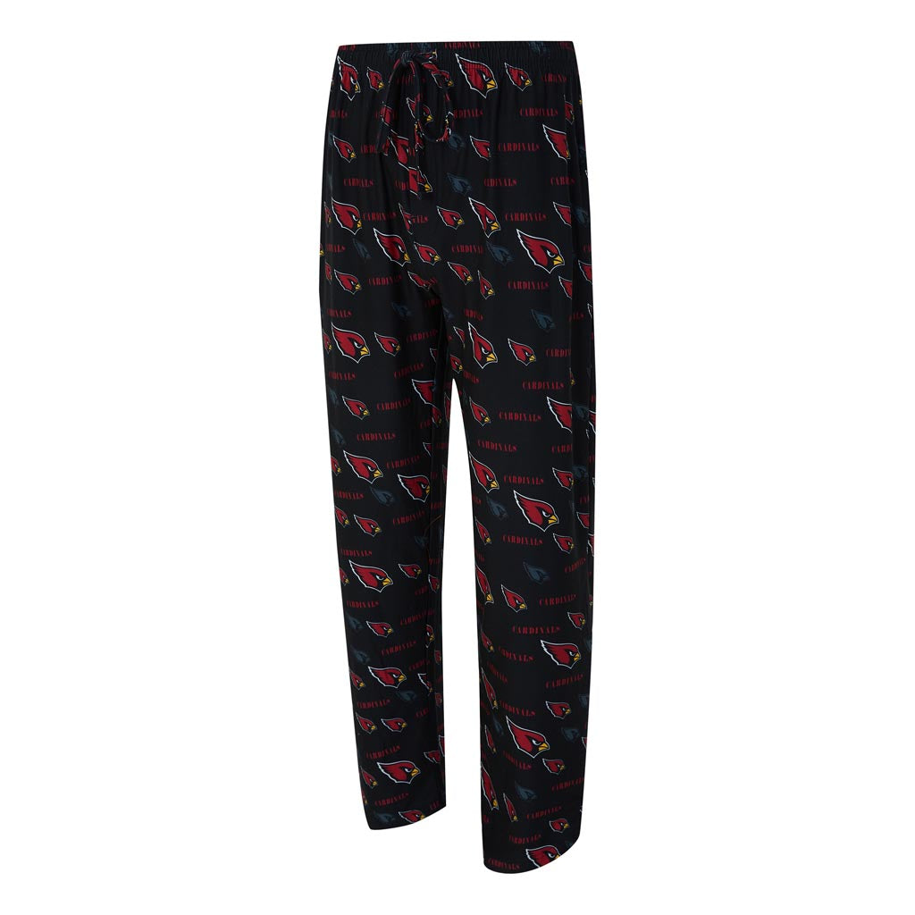 NFL Arizona Cardinals Concepts Sport Mosaic All Over Print PJ Pants - Black