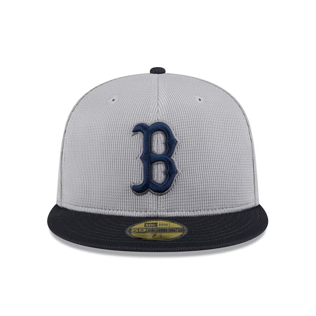MLB Boston Red Sox New Era 2025 Graphite Batting Practice 59FIFTY Fitted Hat - Graphite