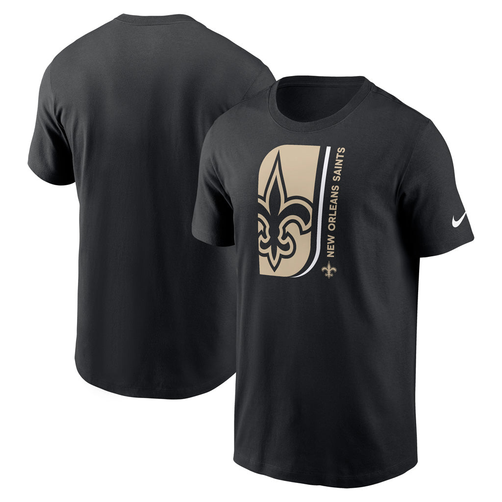 NFL New Orleans Saints Nike Lock Up Essential T-Shirt - Black