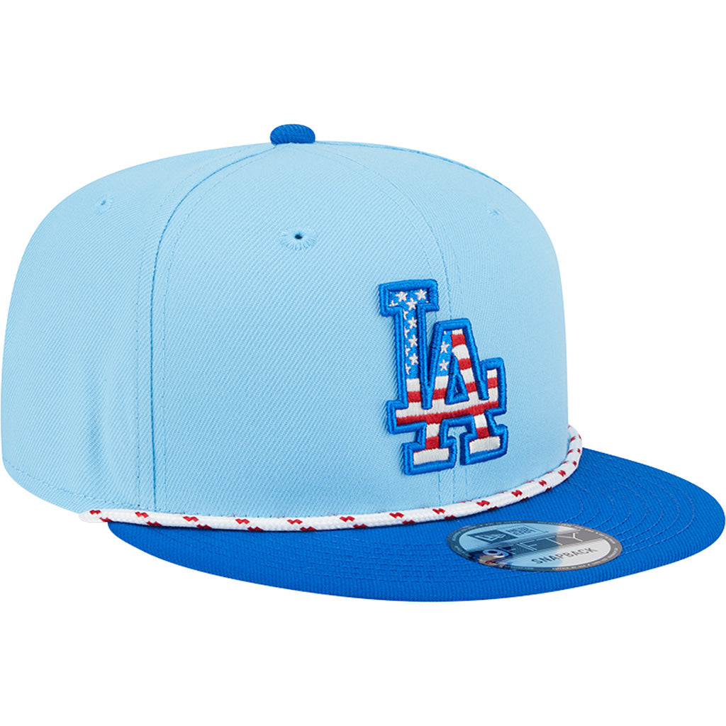 MLB Los Angeles Dodgers New Era 2025 4th of July 9FIFTY Snapback Hat - Blue