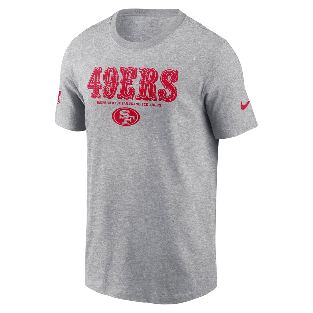 NFL San Francisco 49ers Nike Team Issue T-Shirt - Heather Gray
