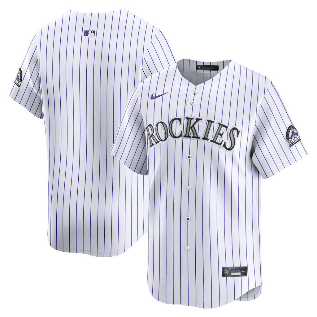 MLB Colorado Rockies Nike Home Limited Jersey - White