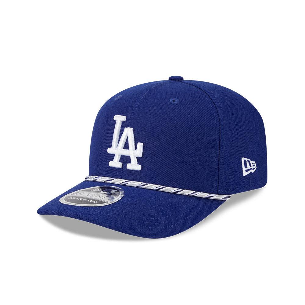 MLB Los Angeles Dodgers New Era Multicolor Rope 9SEVENTY Stretch-Snapback Hat - Blue