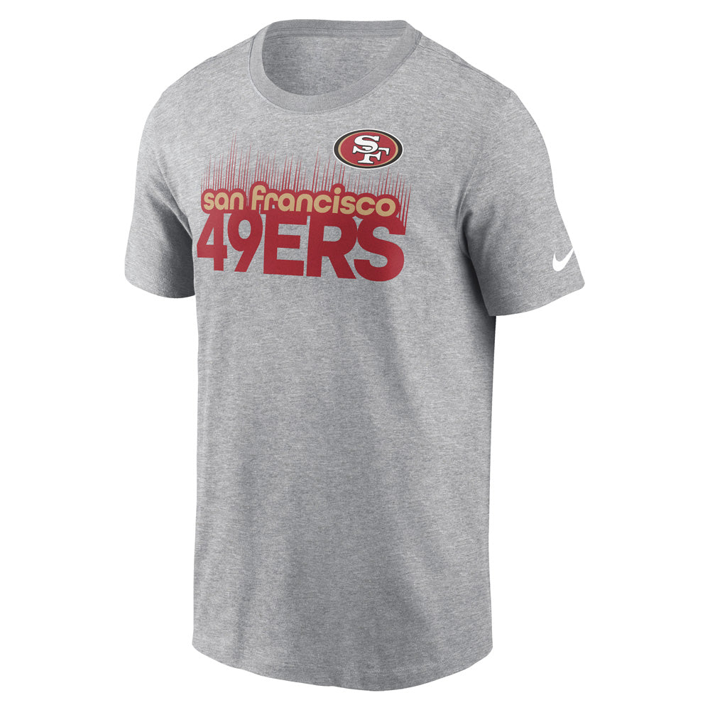 NFL San Francisco 49ers Nike Local Essential T-Shirt - Heather Gray