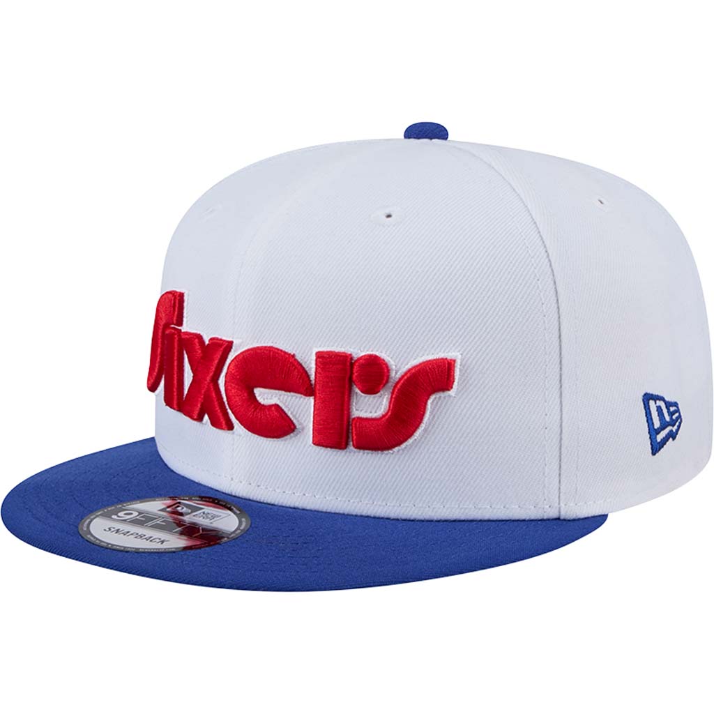 NBA Philadelphia 76ers New Era 2024/25 City Edition 9FIFTY Snapback Hat - White