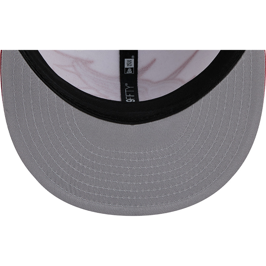 NHL Detroit Red Wings New Era Jagged 9FIFTY Snapback Hat - White