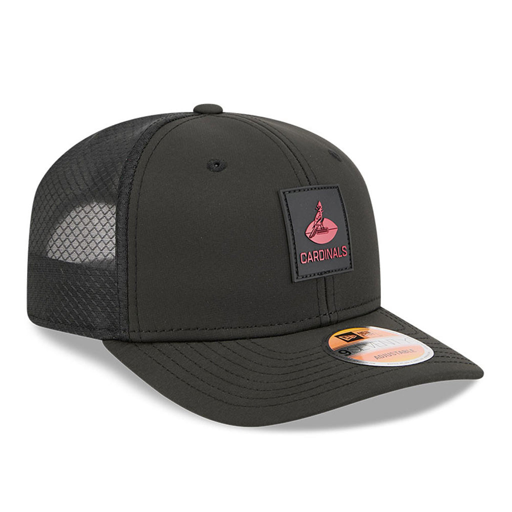 NFL Arizona Cardinals New Era 2025 Sideline 9SEVENTY Stretch-Snapback Hat - Black
