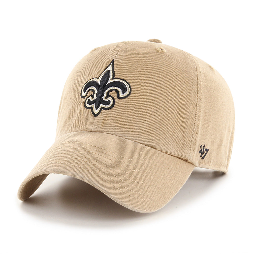 NFL New Orleans Saints '47 Clean Up Hat - Khaki