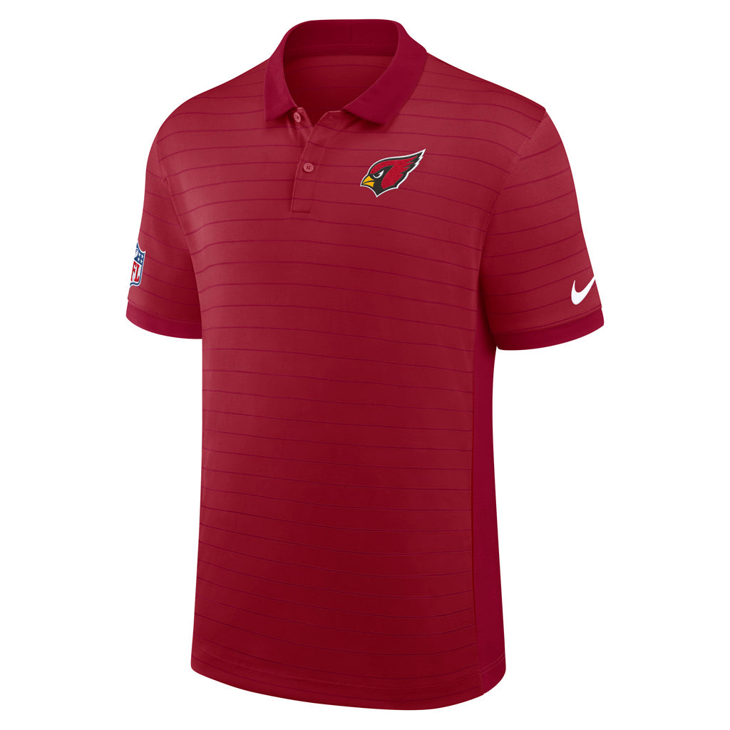 NFL Arizona Cardinals Nike 2025 Dri-Fit Striped Polo - Red
