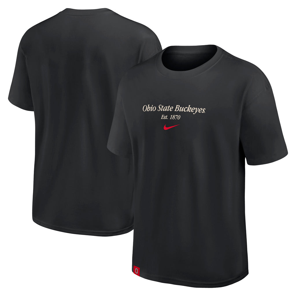 NCAA Ohio State Buckeyes Nike Script Max90 T-Shirt - Black