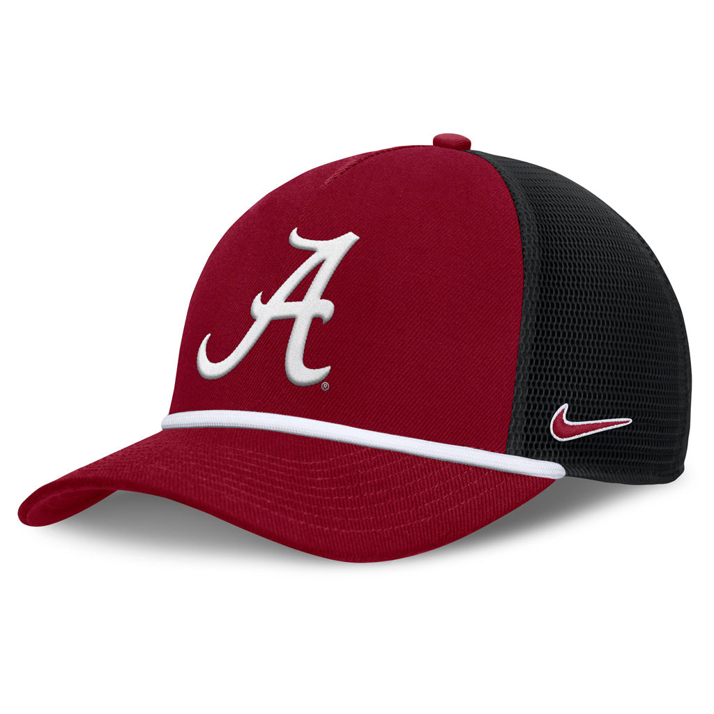 NCAA Alabama Crimson Tide Nike Primary Logo Snapback Trucker Hat - Maroon