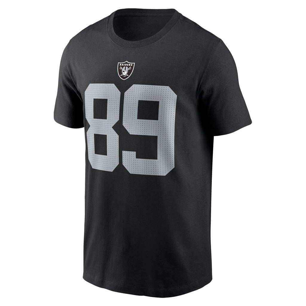 NFL Las Vegas Raiders Brock Bowers Nike Name & Number T-Shirt - Black