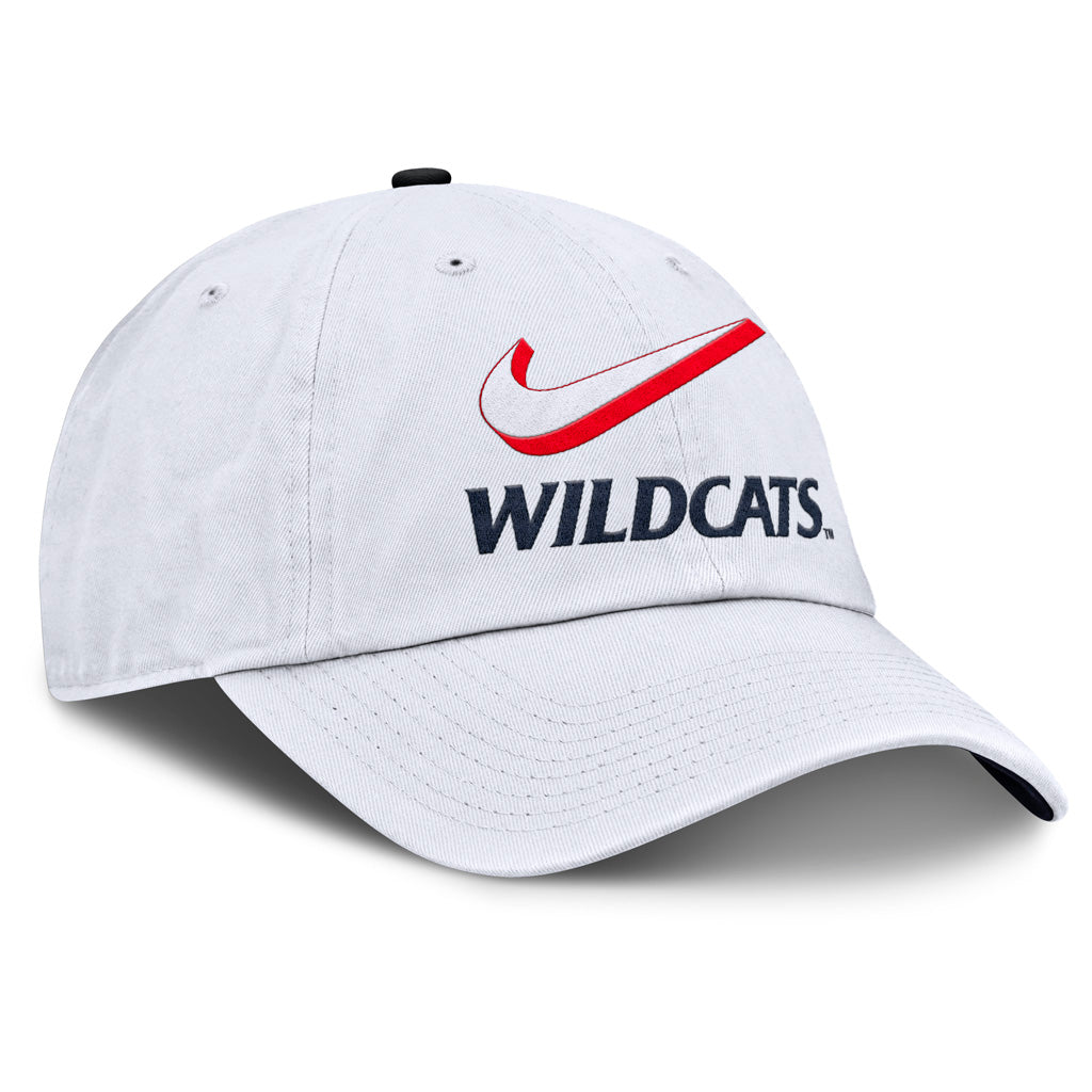 NCAA Arizona Wildcats Nike Logo Script Slouch Adjustable - White