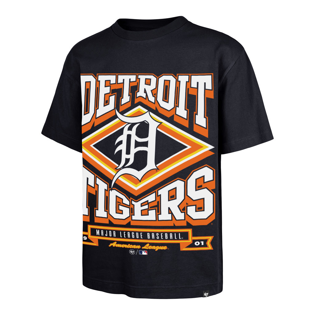 MLB Detroit TIgers '47 Heater Foundation T-Shirt - Navy