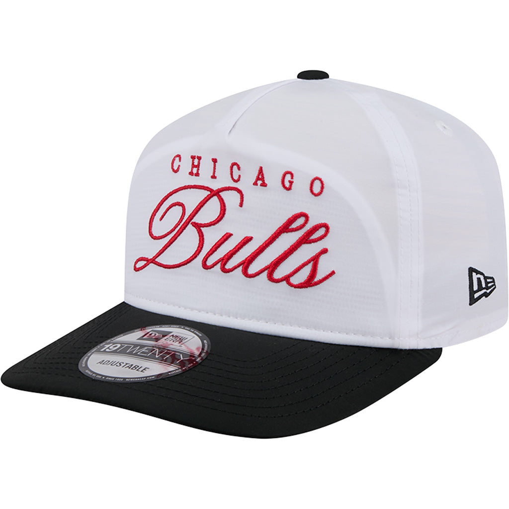 NBA Chicago Bulls New Era 2025 NBA Draft 9FIFTY Golfer Adjustable Hat - White